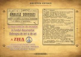 #citeşteDobrogea „Fluviul cerului se revarsă peste ţărmuri şi bucuria se revarsă în lume!“ Lucrări din Biblioteca Virtuală ZIUA de Constanţa