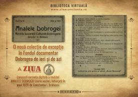 #citeșteDobrogea „Dobrogea-Veche“. Lucrări din Biblioteca Virtuală ZIUA de Constanța   