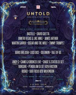 Artiști de renume vor urca pe scena Untold la ediția aniversară din acest an. Lista primilor artiști care au confirmat participarea la festival (video)