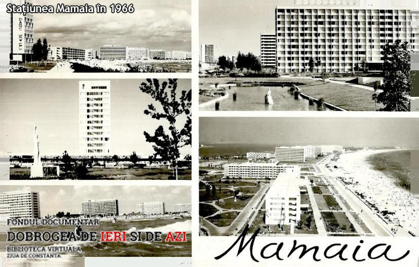Stațiunea Mamaia 1966. Sursă foto: ZIUA de Constanța