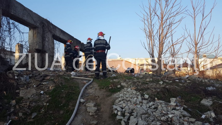 imagini de la eveniment incendiu in municipiul constanta langa hanul balcan pompierii isu dobrogea chemati