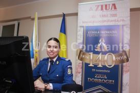 Sergent major Roxana Dumitru, din cadrul IJJ Constanţa, dovada vie că feminitatea şi forţa fizică pot coexista armonios