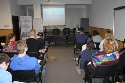 Profesori şi studenţi de la Universitatea Purdue - Doermer School of Business, Fort Wayne, în vizită la CCINA Constanţa