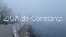 Cazinoul din Constanța, învăluit în ceață (fotoreportaj+video) 