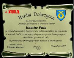 #citeşteDobrogea In Memoriam Enache Puiu, la 91 de ani de la naştere  