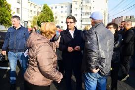 Primăria Constanța anunță terminarea lucrărilor de pe strada Păun Pincio. Decebal Făgădău s-a întâlnit cu locuitorii din zonă