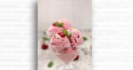 lauraadamache.ro Inghetata de zmeura, simpla, cremoasa, fara ace de gheata