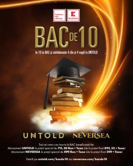 Cine ia nota 10 la Bacalaureat va primi un abonament gratuit pentru patru zile la ediția aniversară a Festivalului UNTOLD