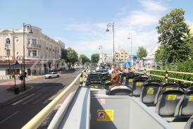 Fotoreportaj Cum se vede oraşul Constanţa din autobuzele etajate ale regiei locale de transport