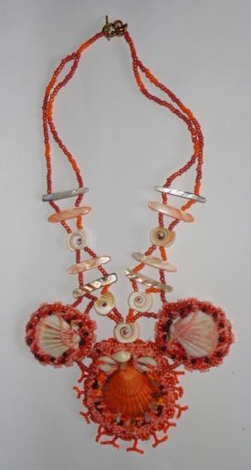 Handmade by Carmen Petrișor Colier realizat din scoici Saint Jacques 