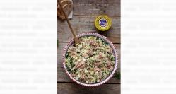 Salată de orez cu dovlecei și ton 