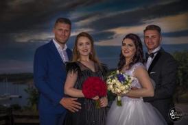 Nuntă ca-n poveşti la Mangalia! A participat şi primarul Cristian Radu  Antrenorul Bogdan Ciocănel s-a căsătorit cu Andreea Cabuz. Cine e naş (galerie foto) 