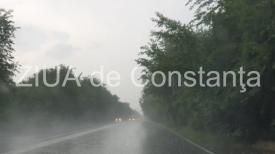 Cod portocaliu de vreme severă în județul Constanța. Mai multe localități vizate de atenționarea meteo