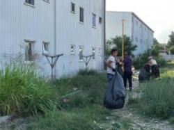 Constănţenii din campusul Henri Coandă au fost puşi la treabă  