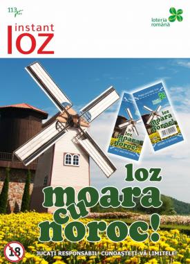 Loteria Română lansează o noua ediţie a lozului „moara cu noroc”. Premiul cel mare, 20.000 de lei