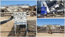 Imaginea zilei Clădirea fostului Bamboo, mistuită de flăcări. Ce a mai rămas din clubul de fițe din Constanța
