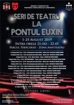 Programul „Seri de teatru la Pontul Euxin“, în perioada 15-25 august 