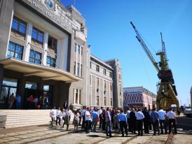 Șefii misiunilor diplomatice și ai oficiilor consulare ale României din străinătate, în Portul Constanța (galerie foto) 