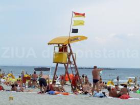 Persoană în pericol de înec, în Eforie Nord 