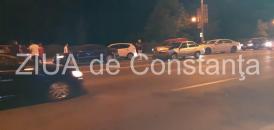 Accident rutier pe bulevardul Mamaia. Patru mașini implicate (video)