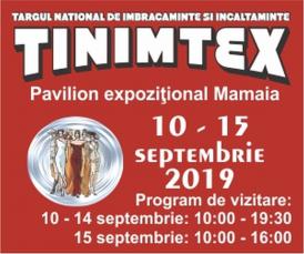 CCINA vă invită la Târgul naţional de îmbrăcăminte şi încălţăminte Tinimtex   