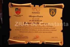 #citeșteDobrogea „Thalia Ex Ponto” (2001) In Memoriam Romeo Profit, „eminența cenușie” a directorilor Teatrului de Stat    