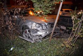 S-au tras focuri de armă Tânăr fără permis auto, care a provocat un carambol, prins pe o stradă din Constanţa (galerie foto)