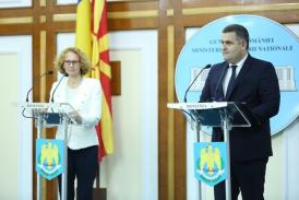 Ce a spus Gabriel Leş despre vizita ministrului macedonean al Apărării (galerie foto)