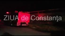 Judeţul Constanţa Un tir a luat foc, la ieşire din localitatea Satu Nou  