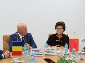  Jiang Yu, noul ambasador al Chinei, a fost în vizită la Tulcea (galerie foto)