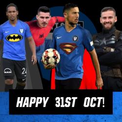 Costume speciale de Halloween pentru fotbaliștii de la FC Viitorul