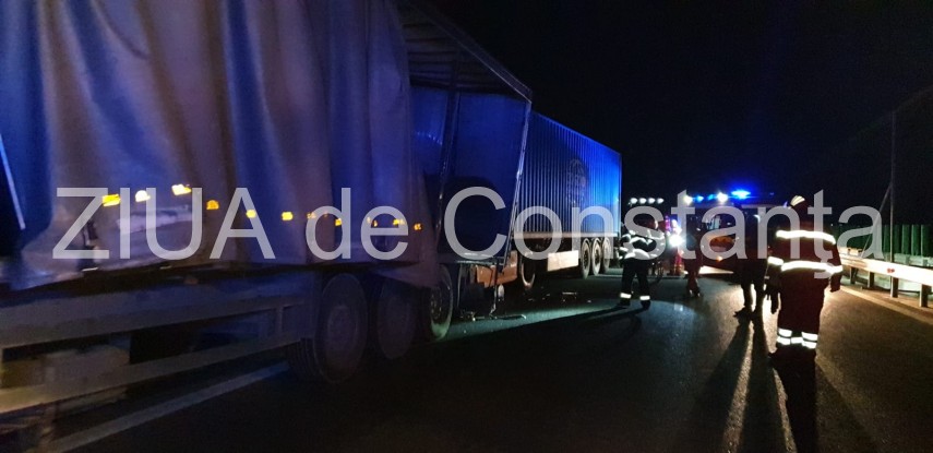 eveniment rutier pe a4 au fost implicate doua tiruri 704898