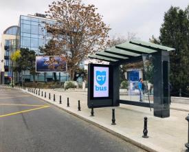 Constanța Ecrane de mari dimensiuni și sisteme de supraveghere în stațiile de autobuz inteligente ale CT Bus