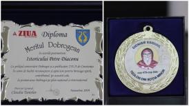 #sărbătoreșteDobrogea141: „Meritul Dobrogean“ pentru Petre Diaconu  