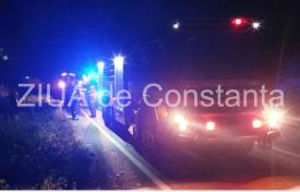 Pompierii ISU Dobrogea au intervenit pe strada Stadionului din Năvodari