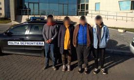 Garda de Coastă Patru asiatici, depistați în timp ce încercau să treacă fraudulos frontiera, în Coroana, județul Constanța