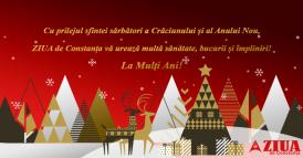 Cu prilejul sfintei sărbători a Crăciunului şi al Anului Nou, ZIUA de Constanța vă urează multă sănătate, bucurii şi împliniri! 