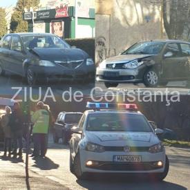 Accident rutier în zona Doraly Mall din Constanța (galerie foto)