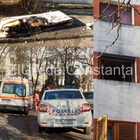 Incendiu la un apartament din Constanța (galerie foto + video)