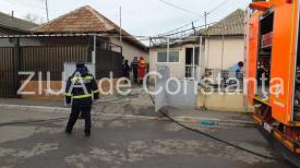 Constanța Incendiu la o casă din Palazu Mare (galerie foto+video)    