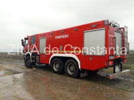 Incendiu izbucnit la un utilaj, în Medgidia