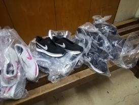 Încălțăminte contrafăcută, confiscată în Vama Veche