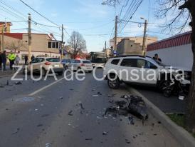 UPDATE. Un șofer băut Accident grav pe Baba Novac. Două mașini s-au făcut praf. Drum blocat (galerie foto+video)          