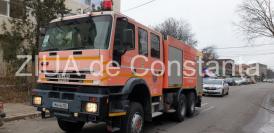 Femeie în pericol de a cădea în hazna, în Medgidia. Pompierii ISU Dobrogea intervin pentru salvarea acesteia