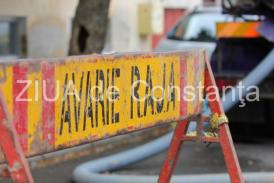 Constanța Circulație închisă pe strada Nehoiu, în urma unei avarii (galerie foto)