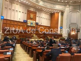 Ședința Parlamentului de învestire a Guvernului Cîțu 
