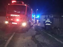  Incendiu în localitatea Niculițel, județul Tulcea. O magazie de lemne a luat foc (galerie foto)