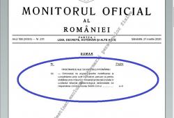 Ordonanța de urgență nr. 30/2020 pentru stabilirea unor măsuri de protecție socială determinate de răspândirea coronavirusului 