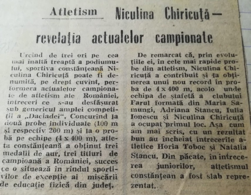 constanta fete in pas de defilare antrenoarea niculina chiricuta sublocotenent in rezerva amintiri din constanta fete in pas de defilare antrenoarea niculina chiricuta sublocotenent in rezerva amintiri din