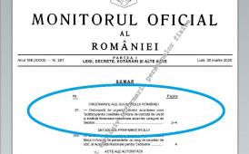 Text integral A fost publicată în Monitor Ordonanţa privind acordarea de facilități la creditele acordate anumitor categorii de debitori   